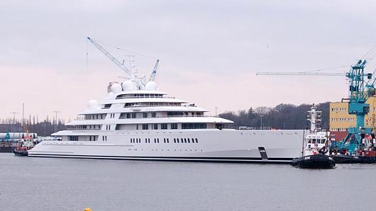 Azzam, thought to be the world’s largest yacht.
